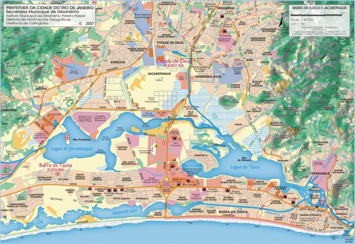 Карта пляжу Барра