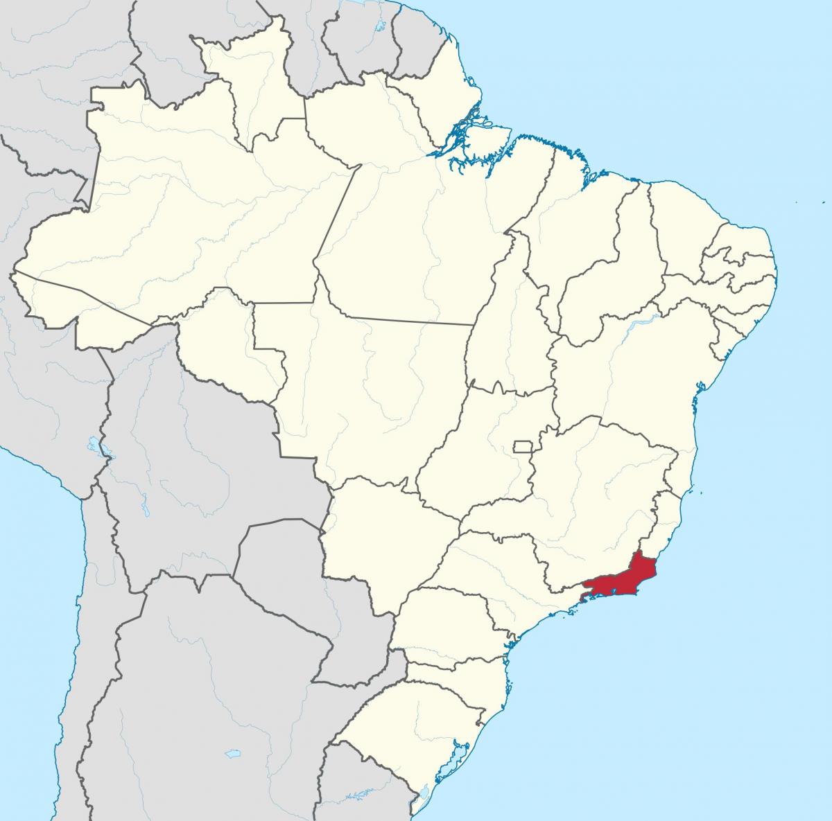 Карта Ріо-де-Жанейро