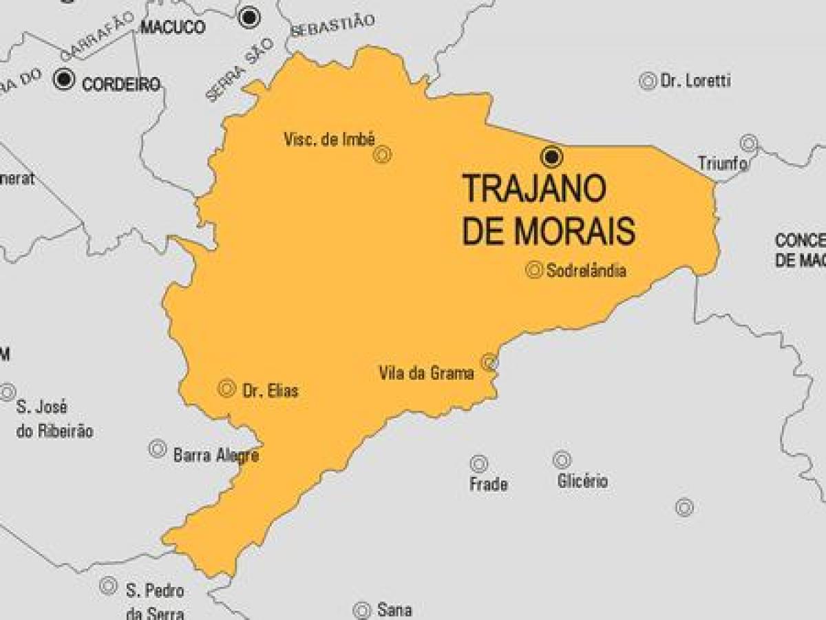 Карта Траяна муніципалітет-де-Мораис