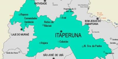 Мапа муніципалітету Итаперуна
