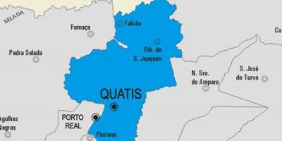 Мапа муніципалітету Куатис