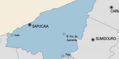 Мапа муніципалітету Сапукая