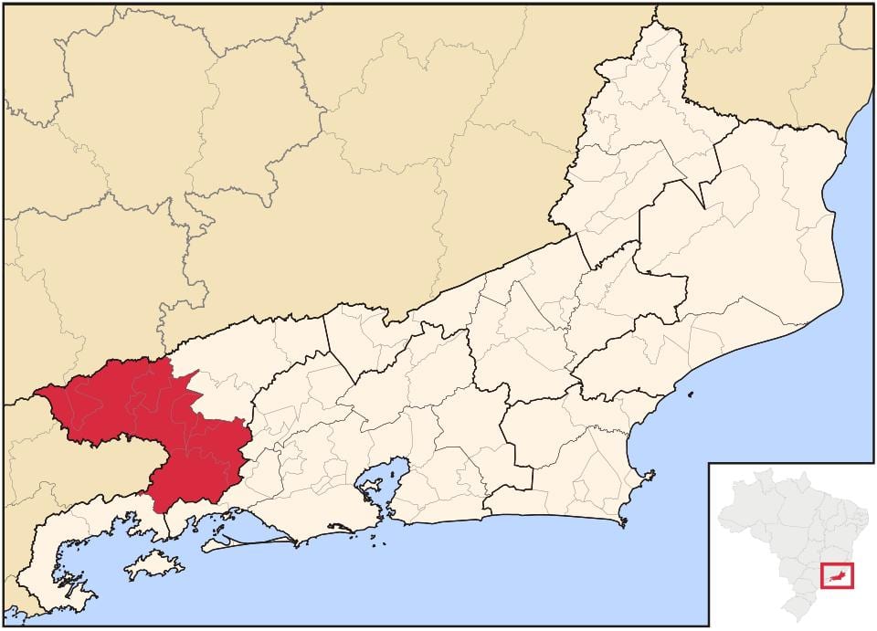Карта Вале-ДУ-Параїба Флуміненсе