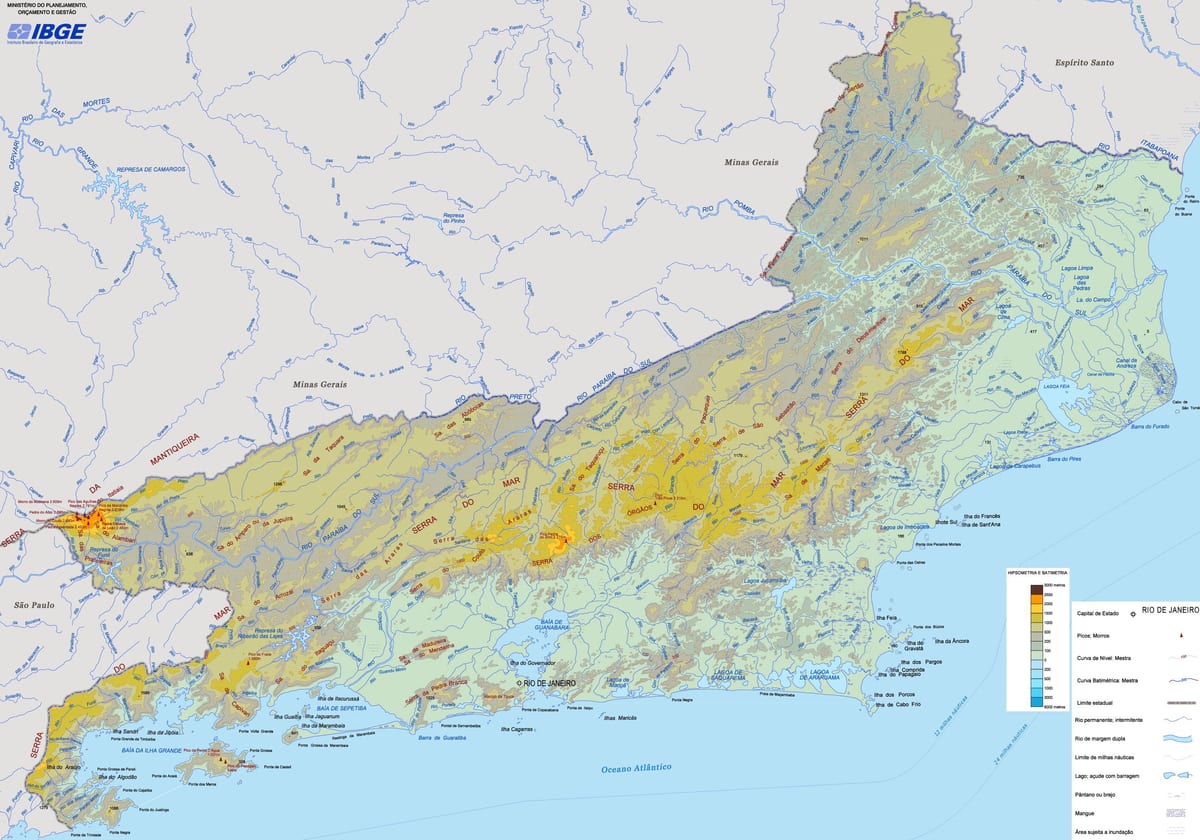 Карта держави допомоги з Ріо-де-Жанейро