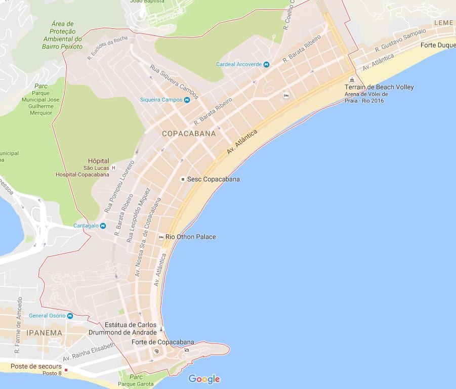 Карті Копакабани