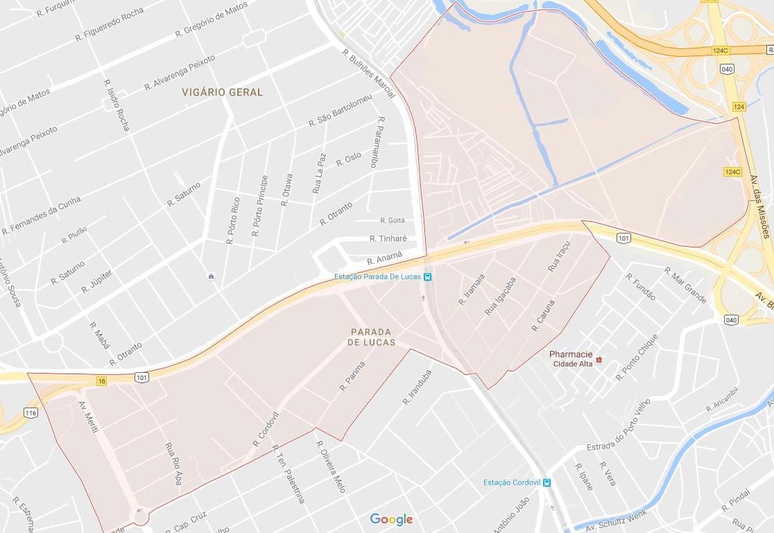 Карта параду де Лукасі