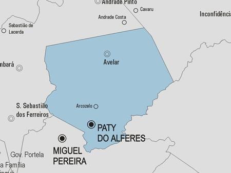 Карта паті робити муніципалітет alferes з
