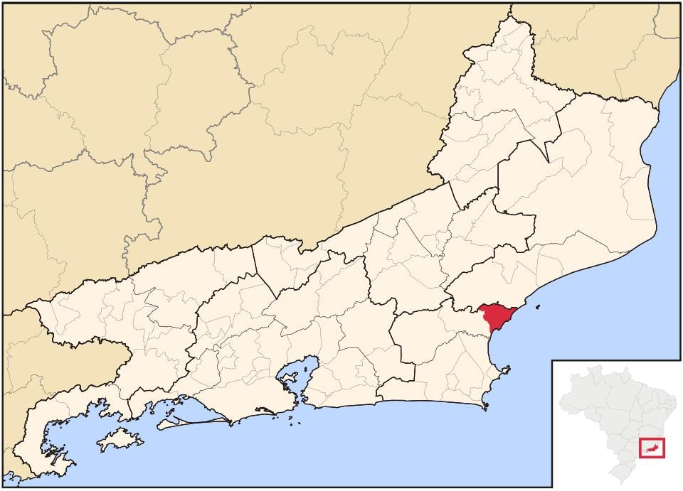 Карта Ріу-дас-Острас