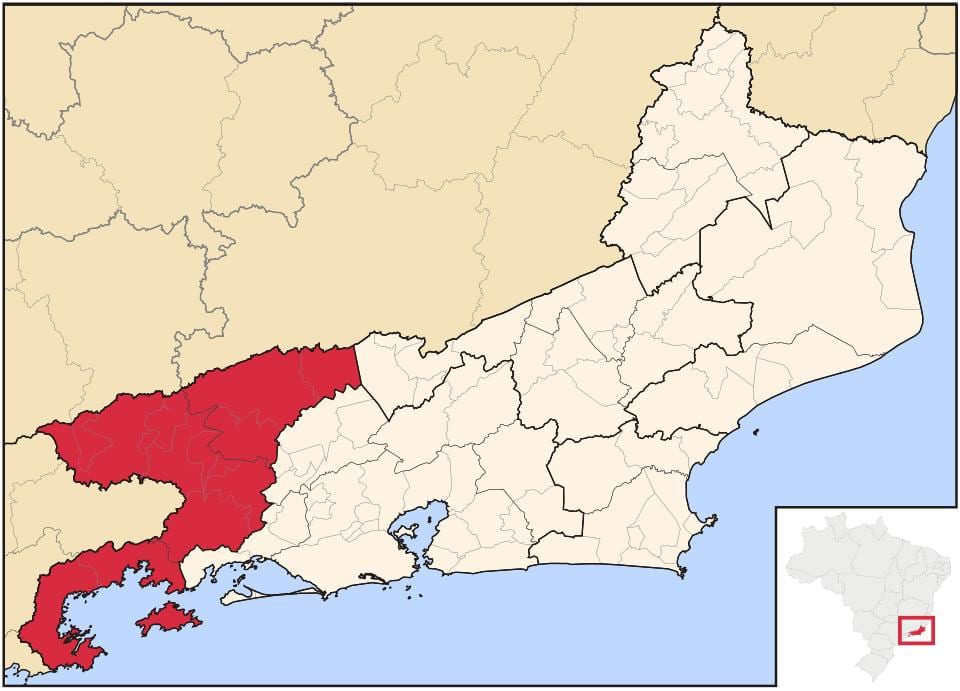 Карта Суль Флуміненсе