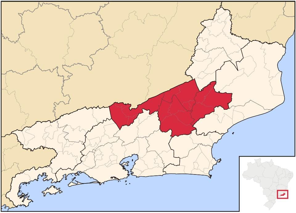 Карта Сентро Флуміненсе