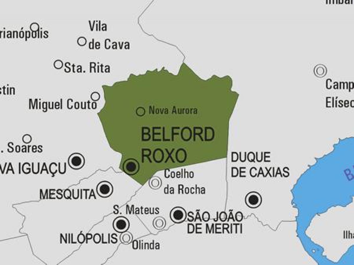 Карта Белфорд-Роксо муніципалітет