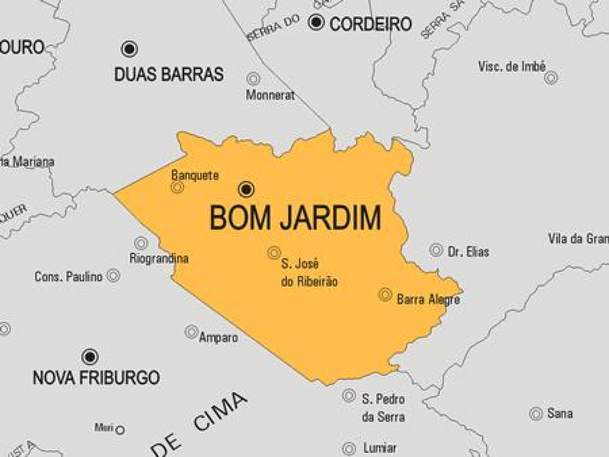 Мапа муніципалітету Бон-Жардін