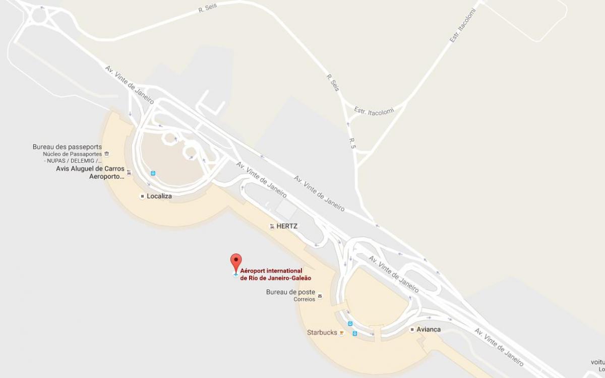 Карта аеропорту Галеан