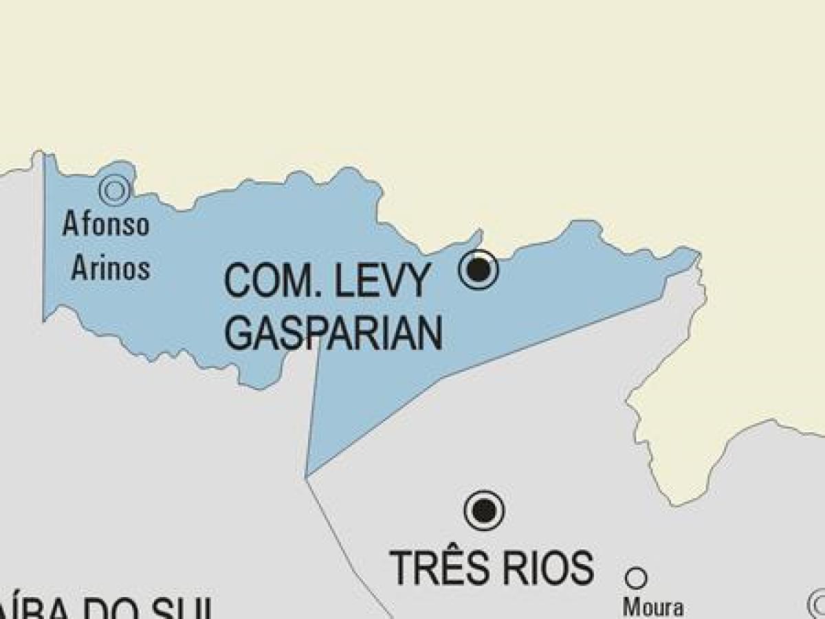 Карта Казимиру ді Абреу муніципалітет