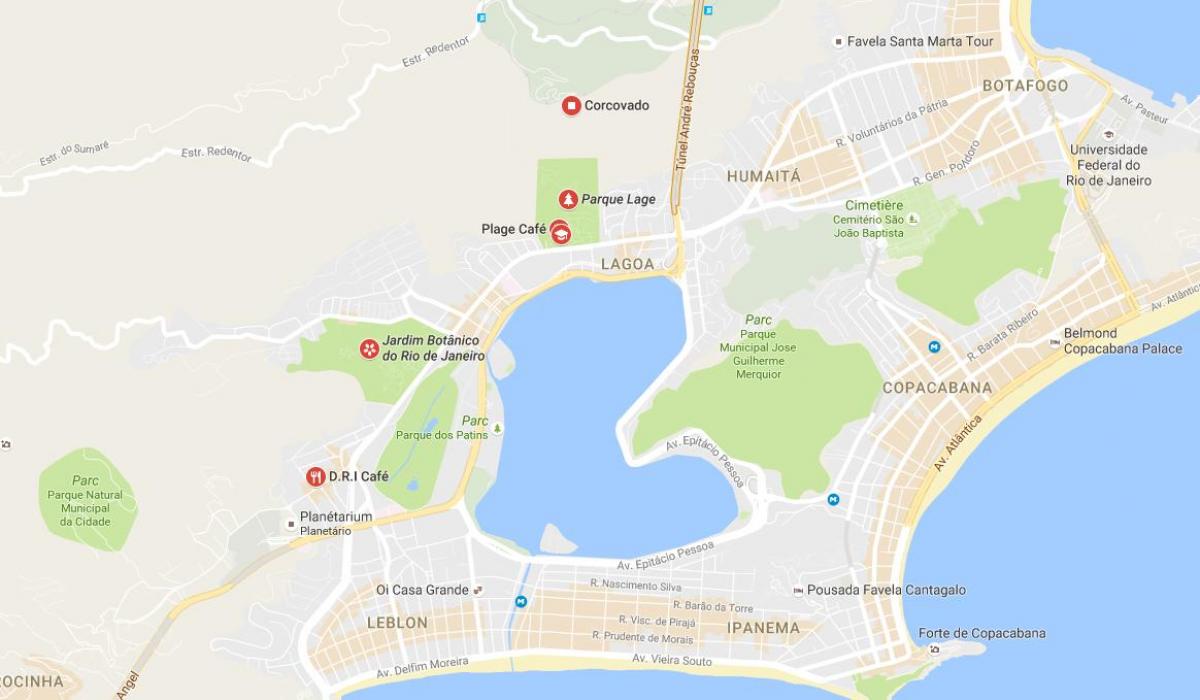 Карта парк Лагу