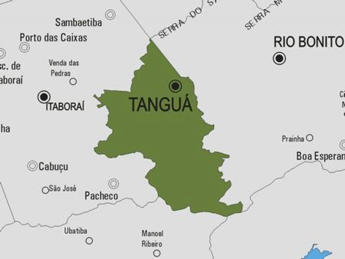 Мапа муніципалітету Tanguá
