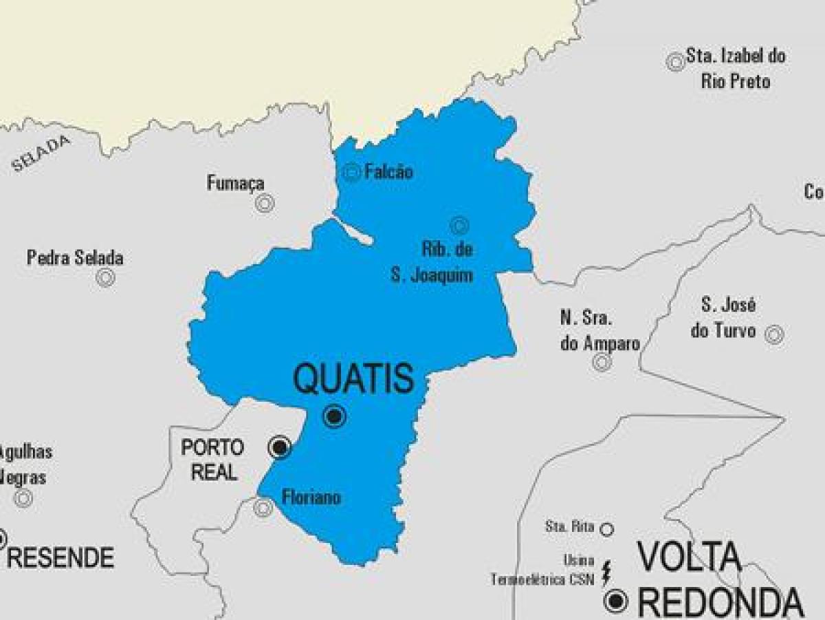 Мапа муніципалітету Куатис