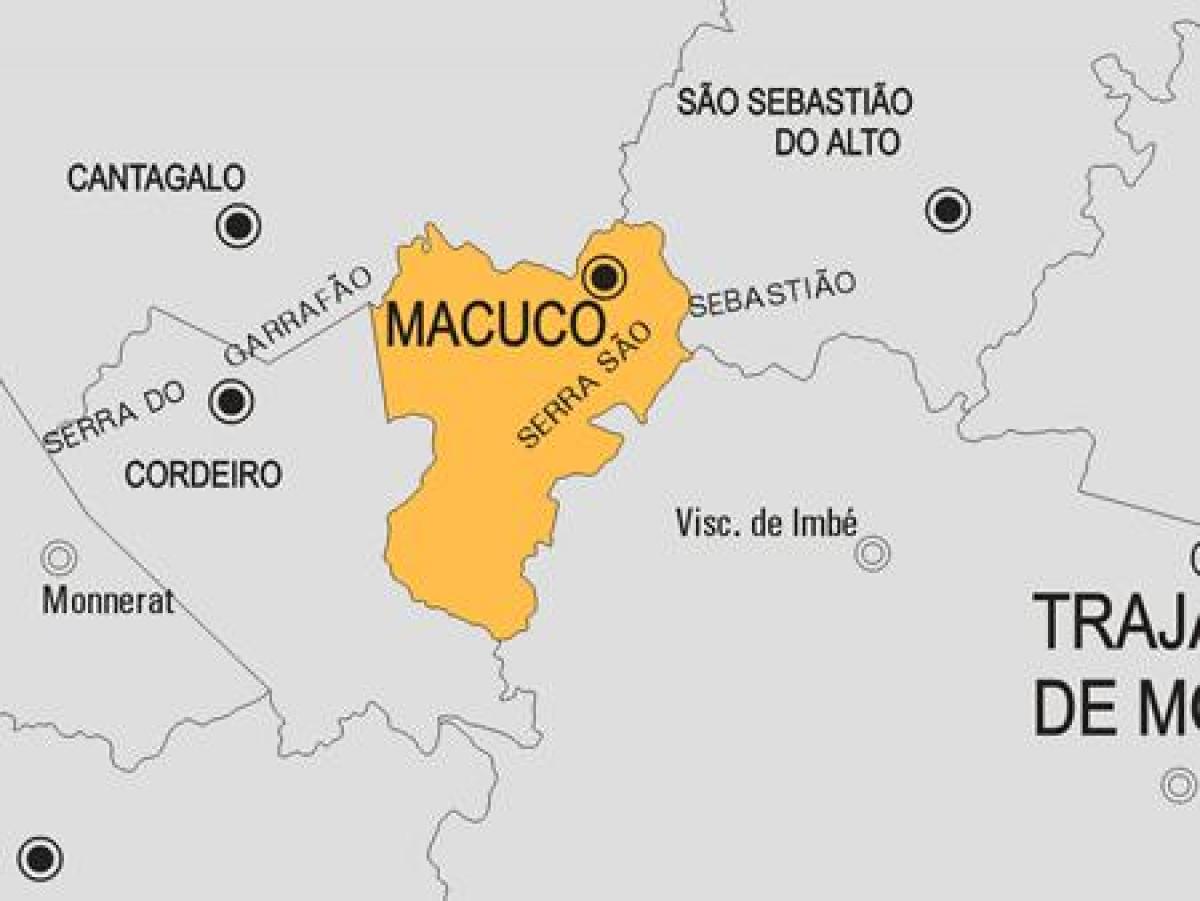 Мапа муніципалітету Макуко