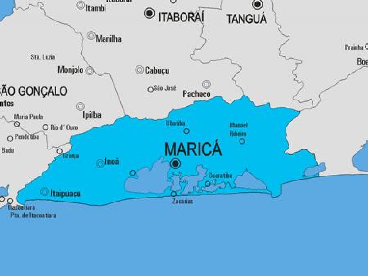 Карта муніципалітеті Маріка