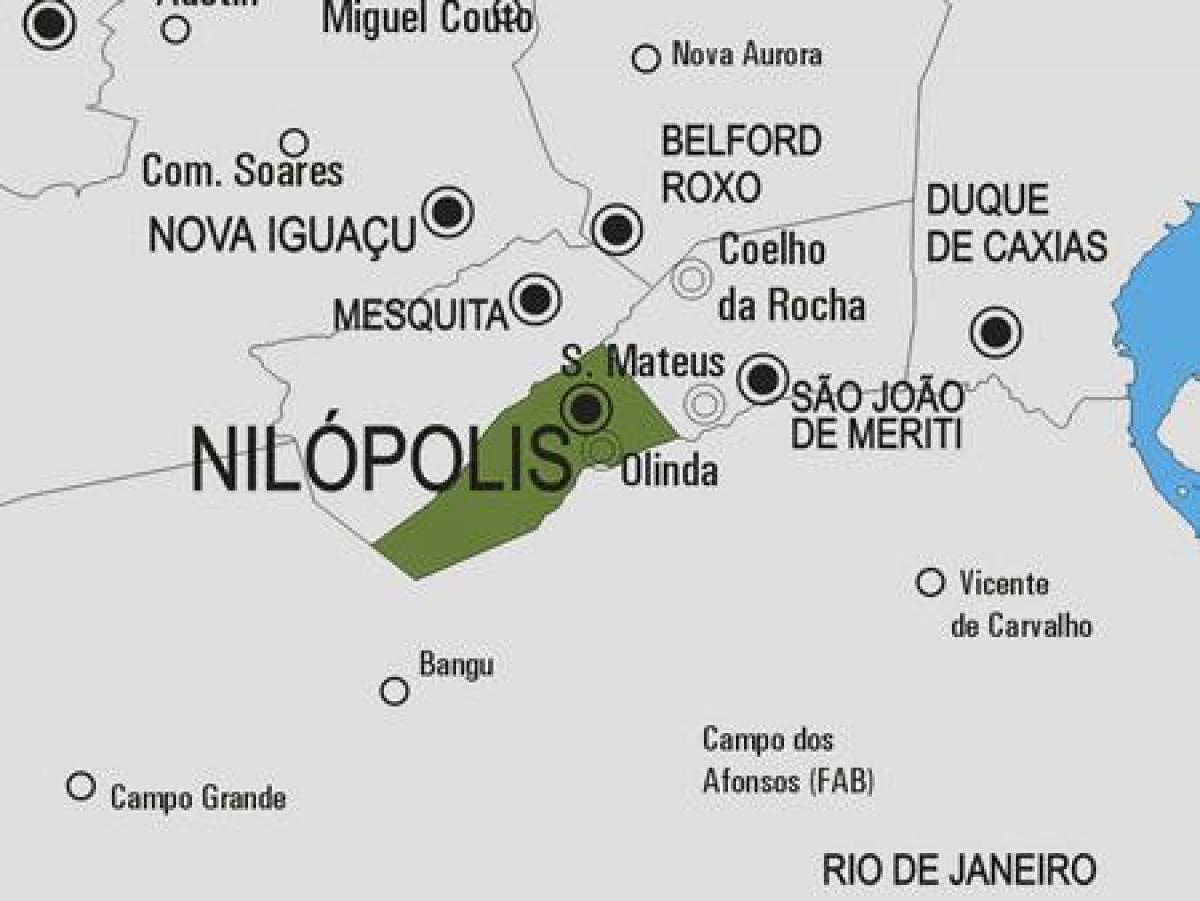 Мапа муніципалітету Ресіфі