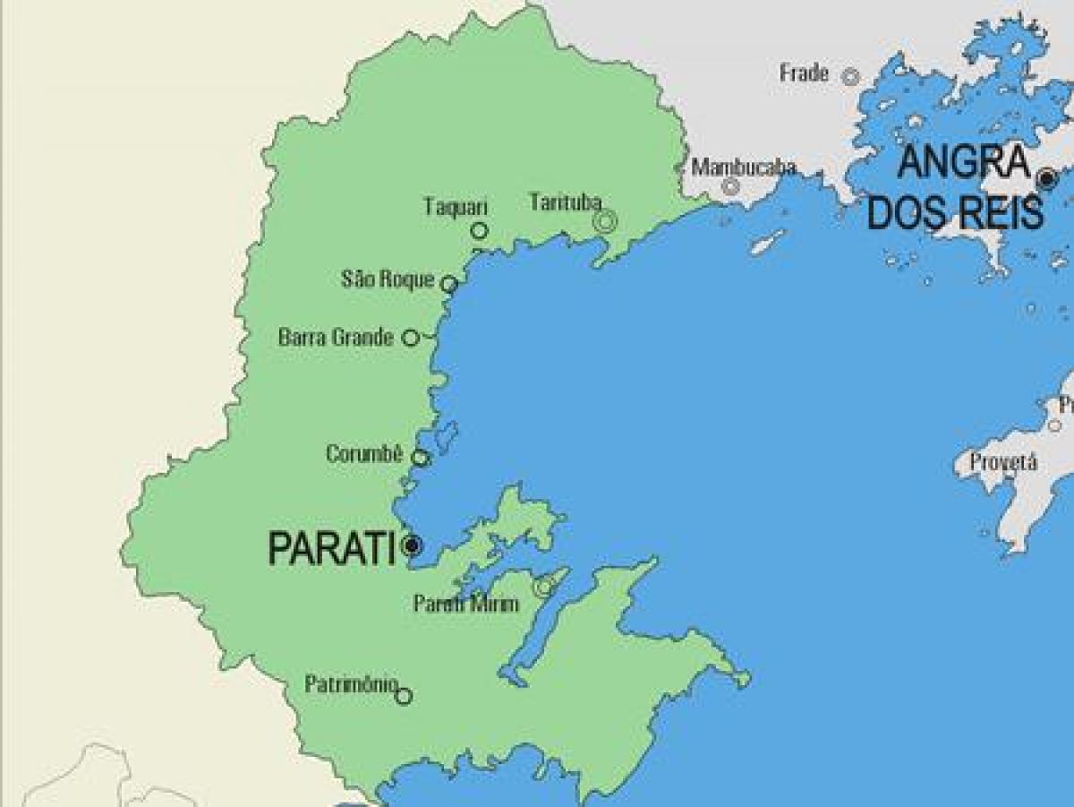 Карта муніципалітеті Параті