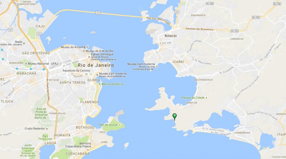 Карта пляжу Форте Imbuí