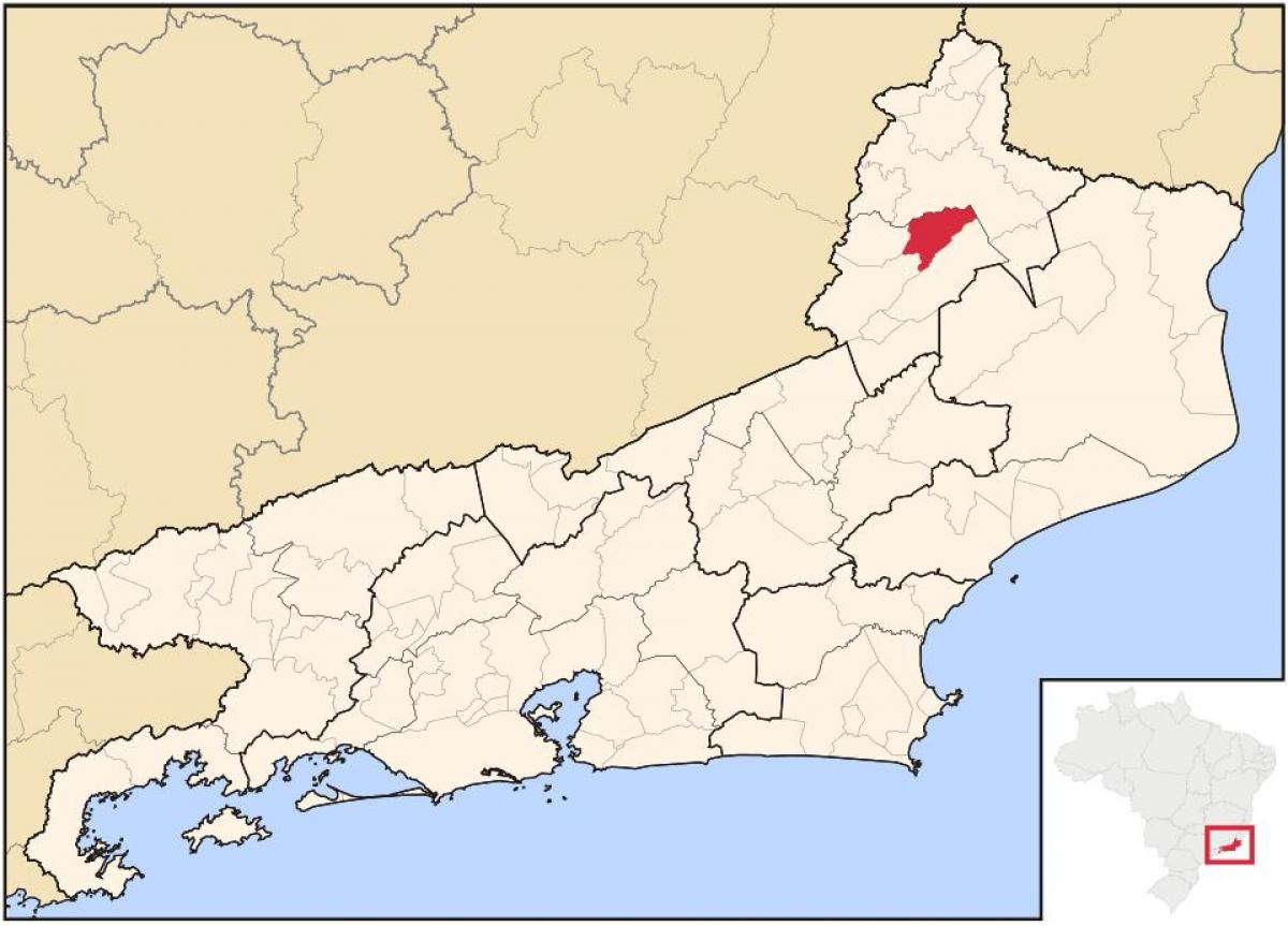 Карта Сан-Хосе-де-Ubá