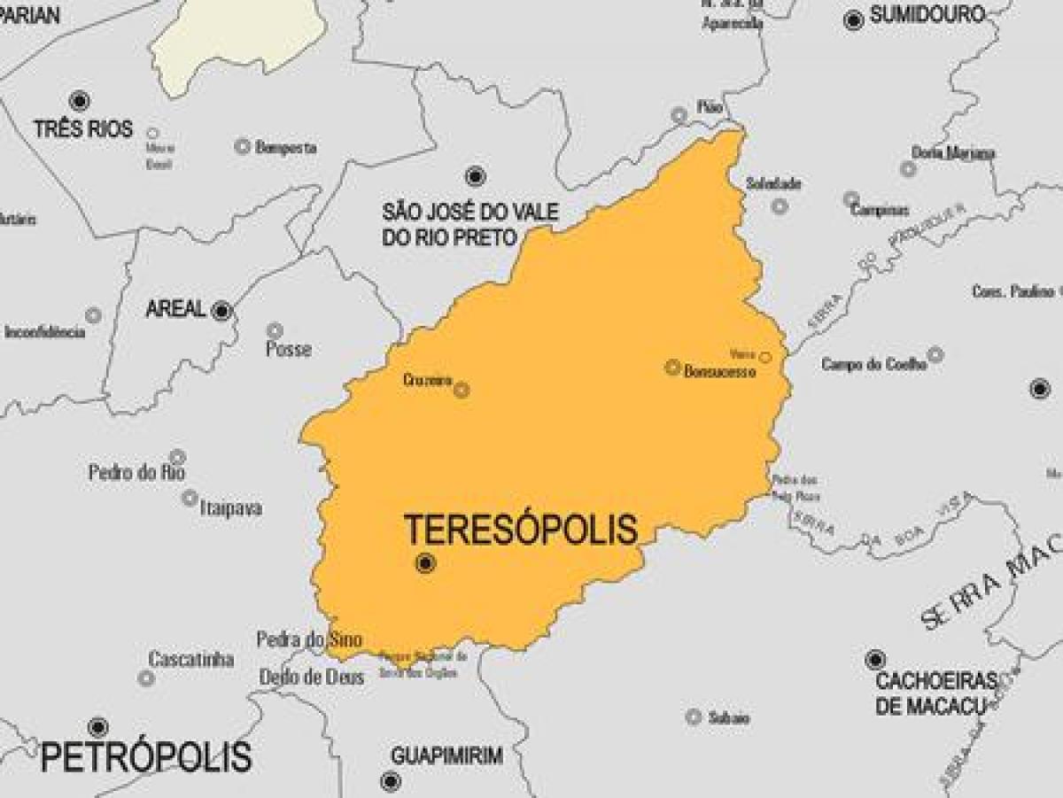 Карта муніципального освіти міста Терезополіс