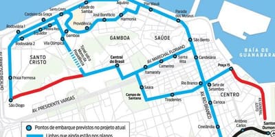 Карта ВЛТ Каріока