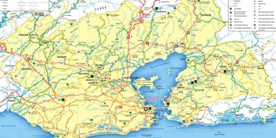Карта затоку Гуанабара