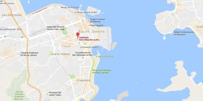 Карта кафедральний собор Святого Себастьяна