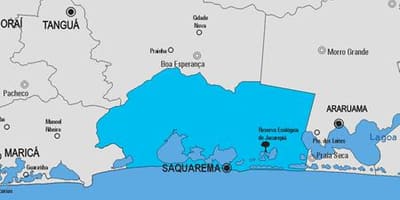 Карта муніципалітеті Сакуарема