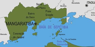 Мапа муніципалітету Мангаратиба