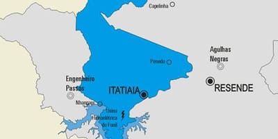 Мапа муніципалітету Ітатіая