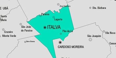Мапа муніципалітету Italva