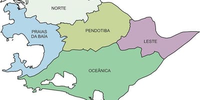 Карта регіонів Нітерой