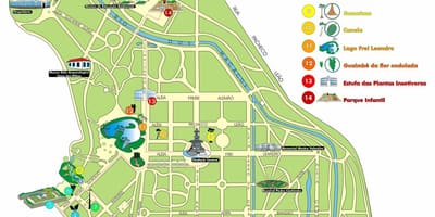 Карта Ріо-де-Жанейро Ботанічний сад