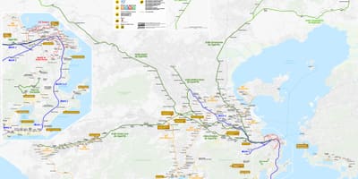 Карта Ріо-де-Жанейро транспорту