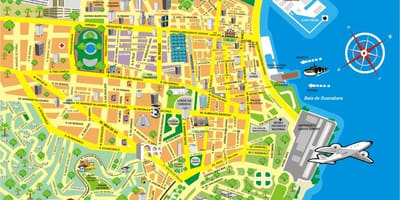 Центр карти Ріо-де-Жанейро