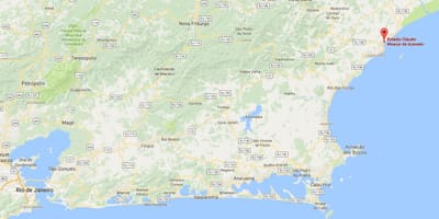 Карту стадіону Клаудіу Moacyr де Азеведо