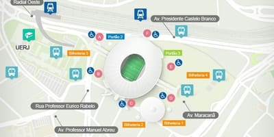 Карту стадіону "Маракана" товста