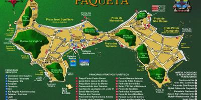 Карта Іль де Paquetá