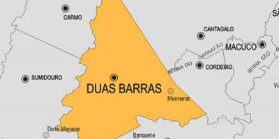 Мапа муніципалітету Дуа Баррас