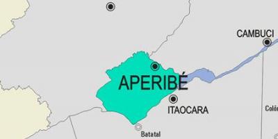 Мапа муніципалітету Aperibé