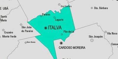 Мапа муніципалітету Italva