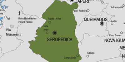 Карта муніципалітет комусь seropédica