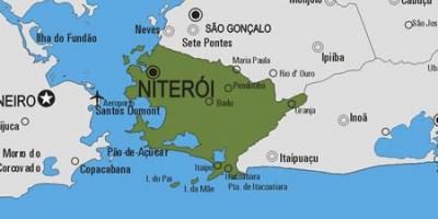Мапа муніципалітету Нітерой