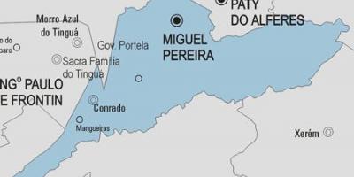 Карта Мігел-Перейра муніципалітет
